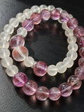 Natural Brazilian Amethyst, Lemon Citrine bracelet