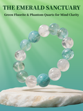 The Emerald Sanctuary | Mind Clarity & Gentle Growth Bracelet