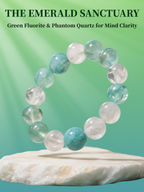 The Emerald Sanctuary | Mind Clarity & Gentle Growth Bracelet